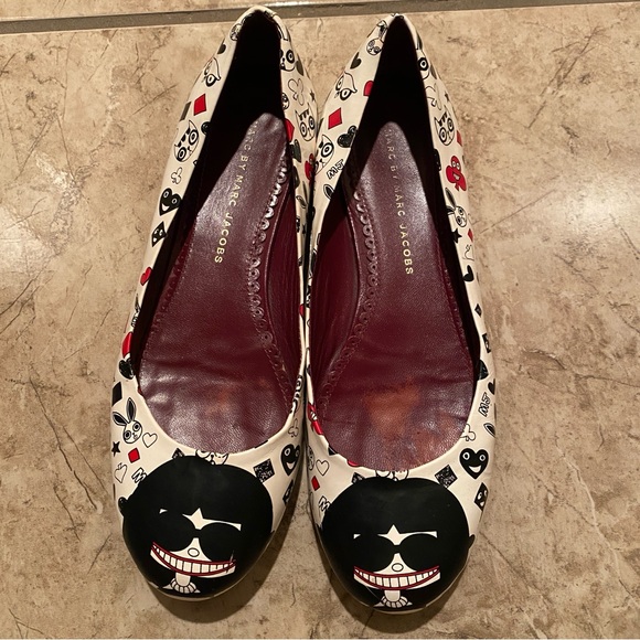 Patent leather flats Marc by Marc Jacobs White size 37 EU - Picture 2 of 10